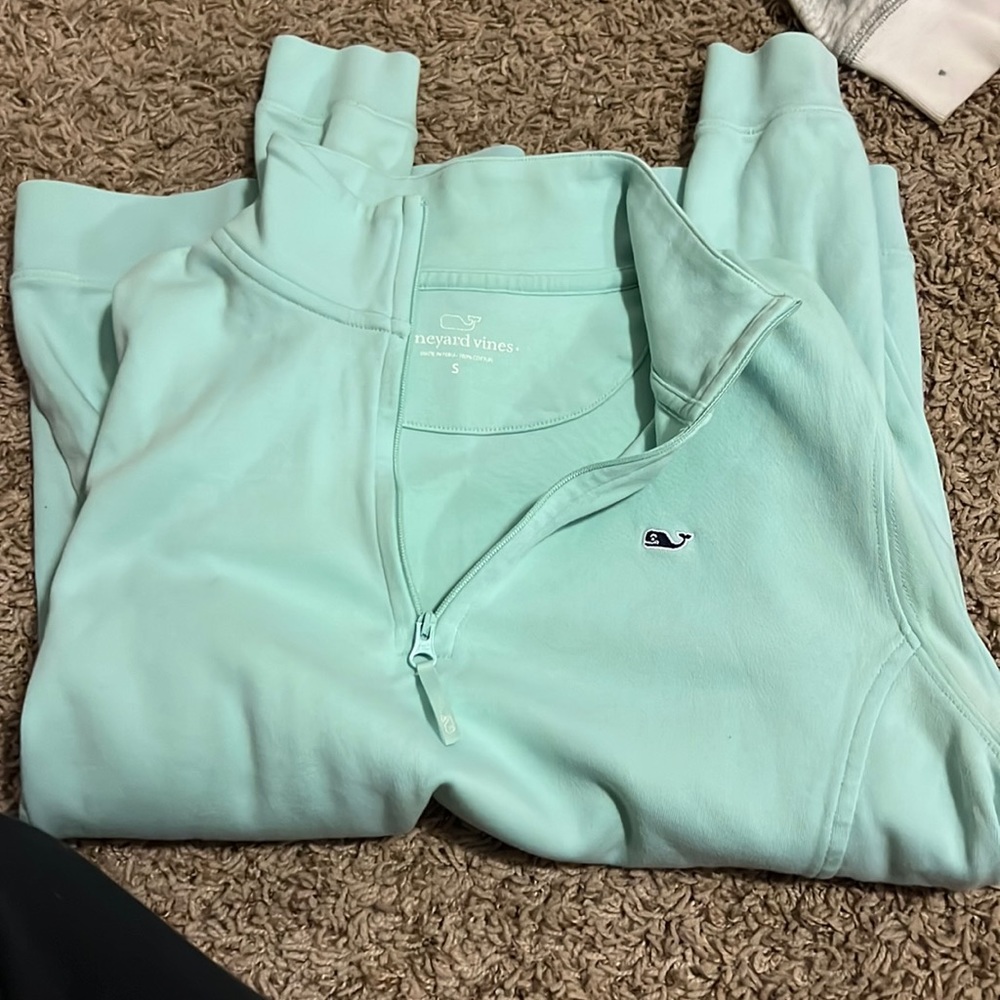 Mint colored vineyard vines sweater